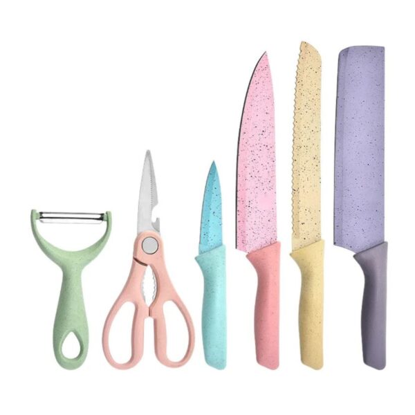 Set Cuchillos Acero Inoxidable Color