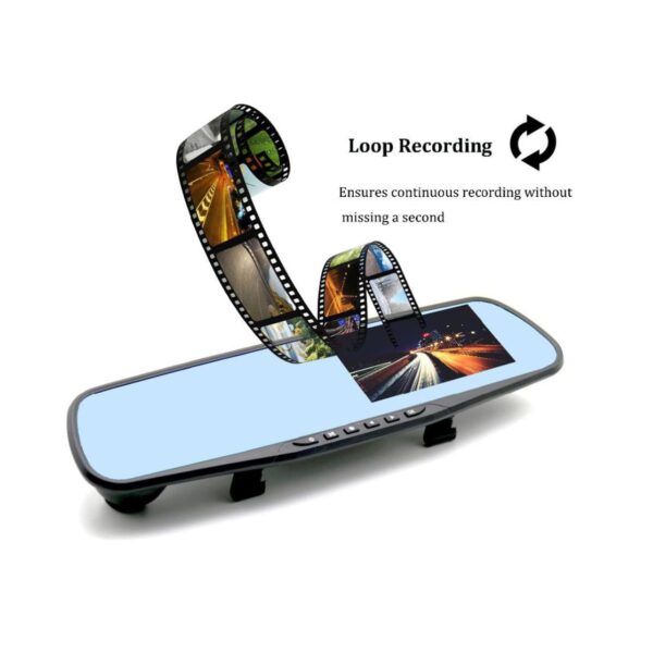 Retrovisor Espejo Doble Cámara Full Hd