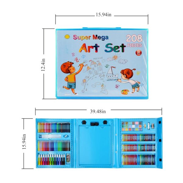 Set de Arte Colorear con Maleta 208 Piez