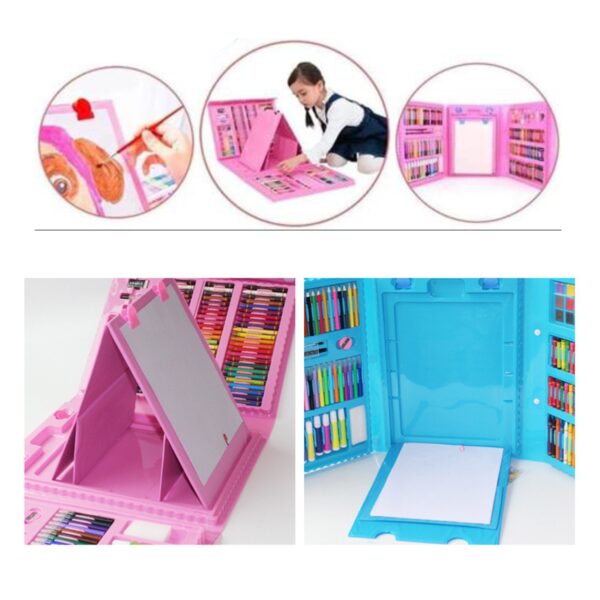 Set de Arte Colorear con Maleta 208 Piez