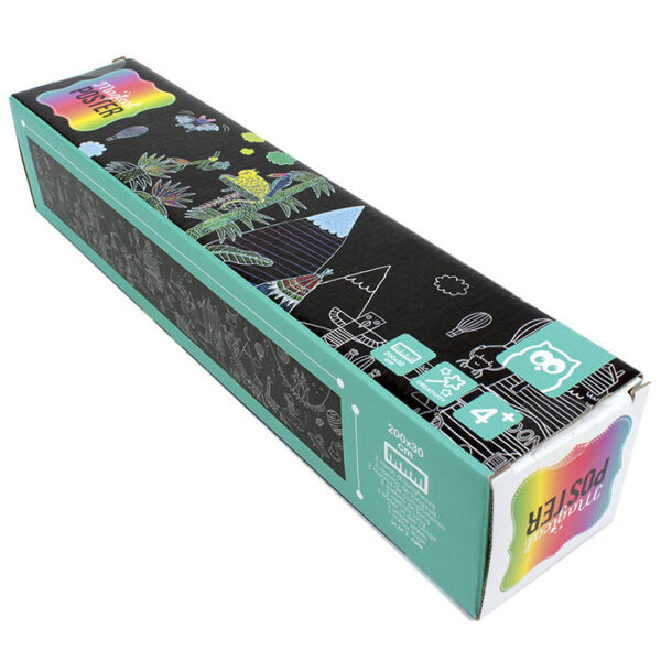 Rollo Dibujos Colorear Grafiti 2mt niños