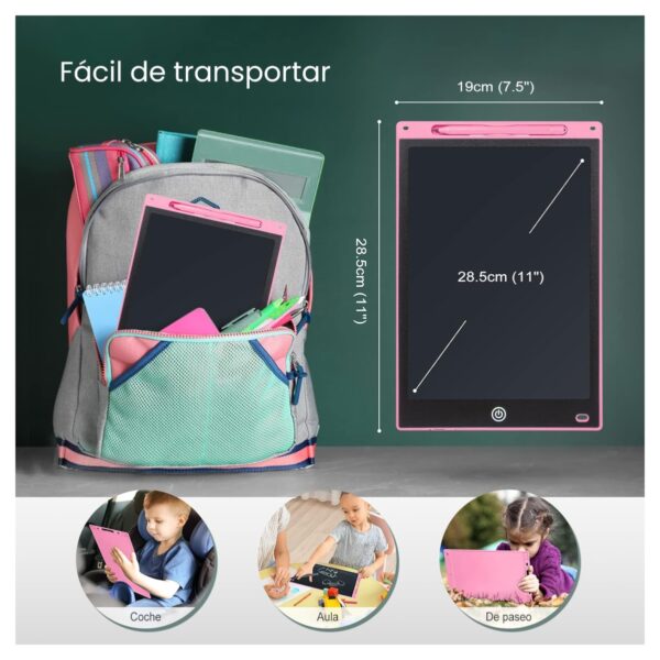 Pizarra Tablero Magica Para Niños Lcd 12