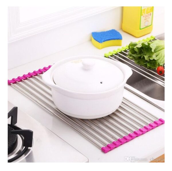 1710180952Escurridor20de20platos20enrollable20verde20G.jpg Escurridor De Platos Enrollable