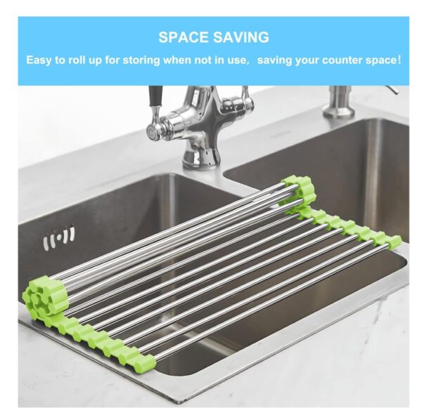 1710180952Escurridor20de20platos20enrollable20verde20I.jpg Escurridor De Platos Enrollable
