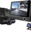 Cámara Carro Dvr Hd 3 Lentes Full Hd