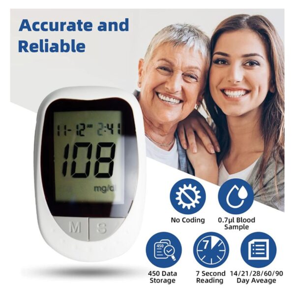 1716406590Kingclinic20Monitor20de20glucosa20en20sangre20Glucometro203.jpg Glucometro Digital Diabetes