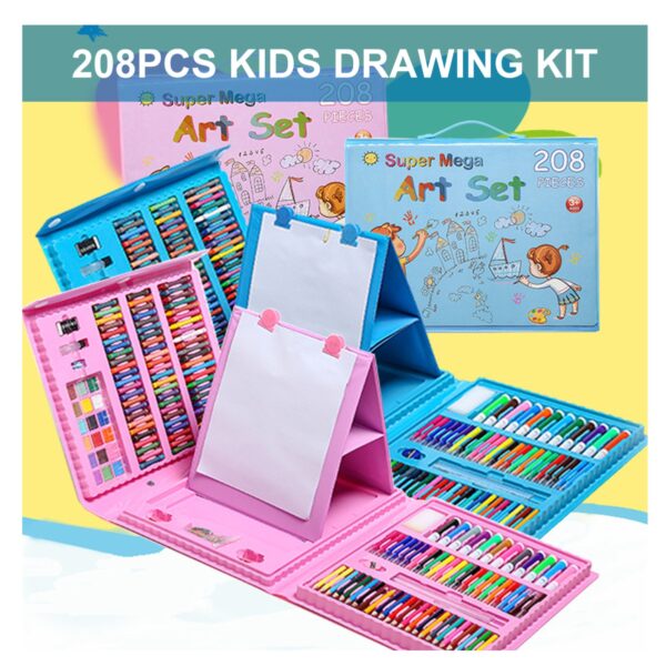 Set de Arte 208pcz mas Rollo de Dibujo
