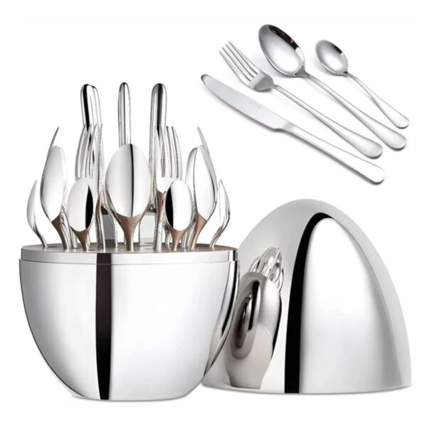 Juego De Cubiertos De 24 Pzs Base Huevo