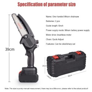 Motosierra PRO Portatil Doble Bateria