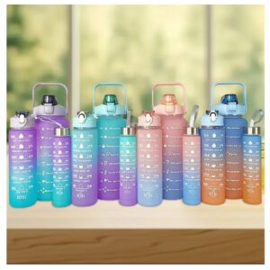 Trio Termo Motivacional + Funda Botella