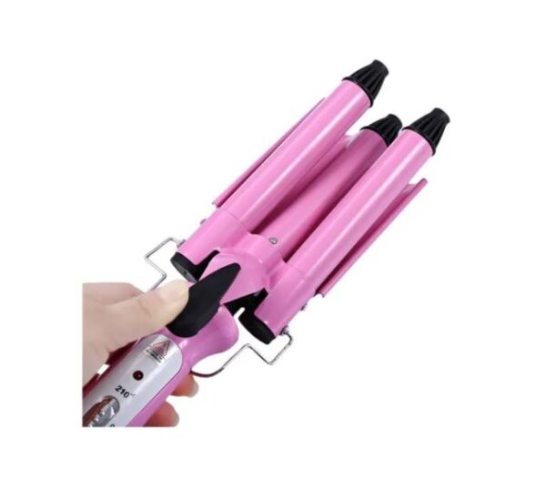 1724965446RIZADOR20320TUBOS205.jpg Pinza Rizadora Para Cabello 3tubos 40w