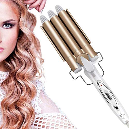 1724965446RIZADOR20320TUBOS20DORADO206.jpg Pinza Rizadora Para Cabello 3tubos 40w