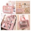 1724966310Cosmetiquera20Washbag20Rosa206.jpg Cosmetiquera Set Tres Tamaños Viaje