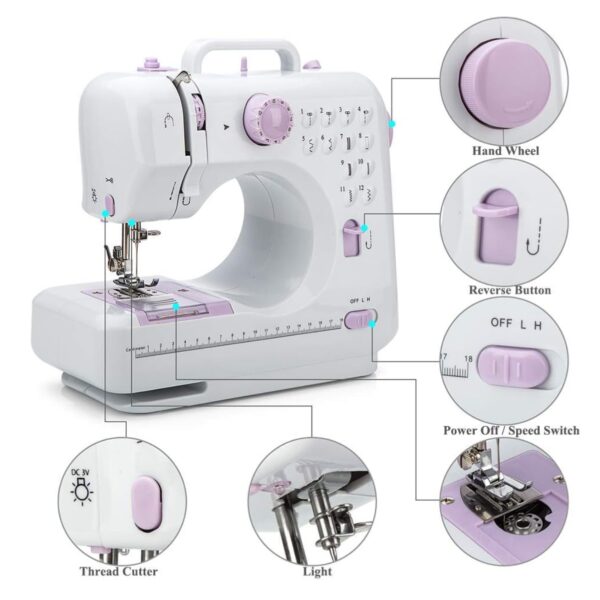 Maquina De Coser 12 Puntadas Con Mesa