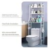 Organizador Baño Rack Multiusos 3 Nivel
