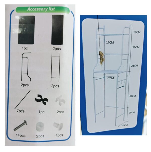 Organizador Baño Rack Multiusos 3 Nivel