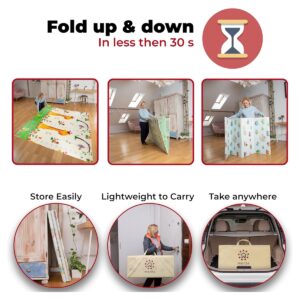 Tapete Plegable Gateo Bebe Doble Faz