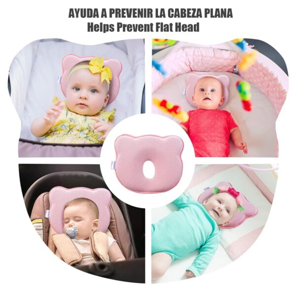 1733244447almohada20cabeza20bebe20Rosa206.jpg almohada cojin para bebe Cabeza plana