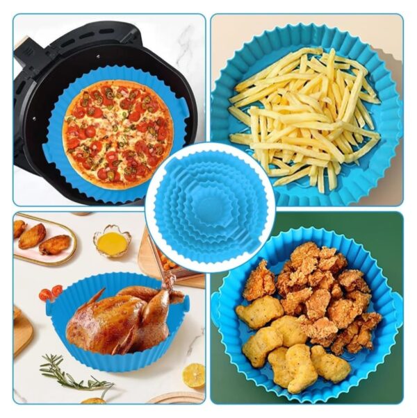 moldes de silicona por 6 para freidora