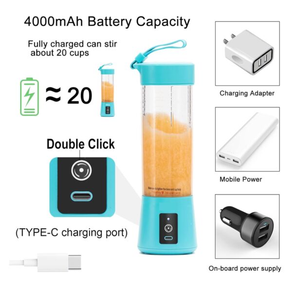 Licuadora Personal 380ml Batidos Jugos