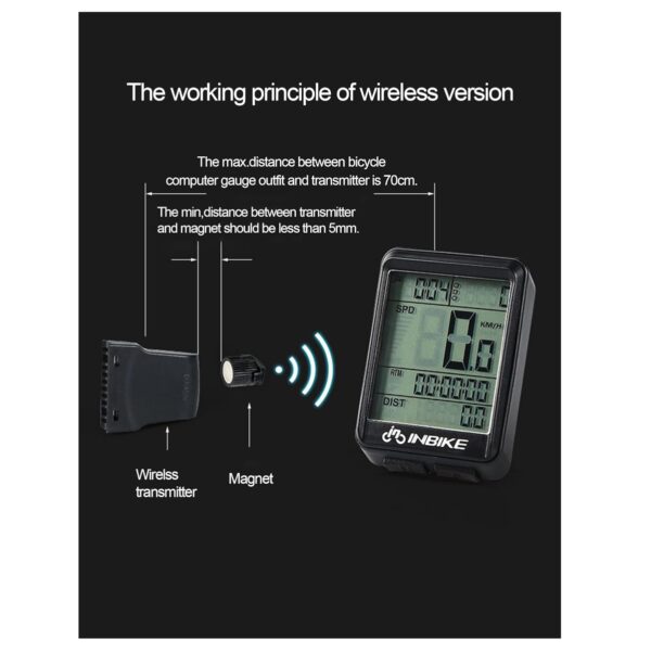 Velocimetro Bicicleta Pantalla LCD