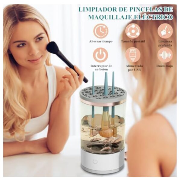 1749224968Lavadora20Automatica20Brochas20Maquillaje2014.jpg Limpiador De Brochas De Maquillaje Eléct