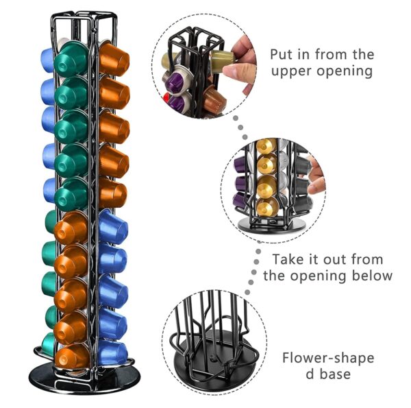 Dispensador Capsulas Cafe Base Giratoria