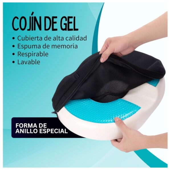 Cojin Espuma Viscoelasticagel Coxis Dona