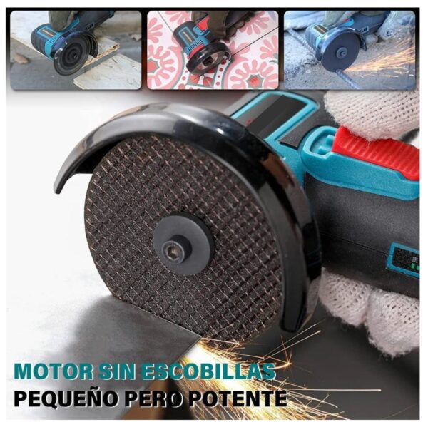 Mini Pulidora Doble Bateria 2 Discos