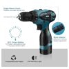 Taladro inalámbrico de mano 2 Bateria