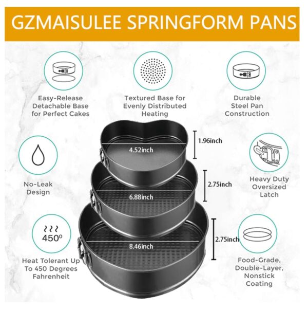 1755008420Juego20de20320moldes20para20pasteles20con20formas2016.jpg Set 3 Moldes Pasteleria Desmontables