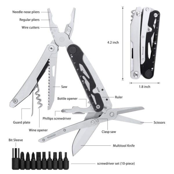 Multiherramienta bolsillo 21 en1 Camping
