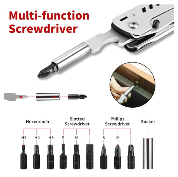 Multiherramienta bolsillo 21 en1 Camping